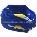 OEM Produce China Supplier Logo Printed Promotional Blue Multifunctional Headwear Scarf